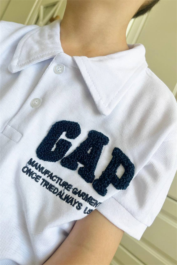 Polo Yaka Gap Siyah Beyaz Şortlu Takım