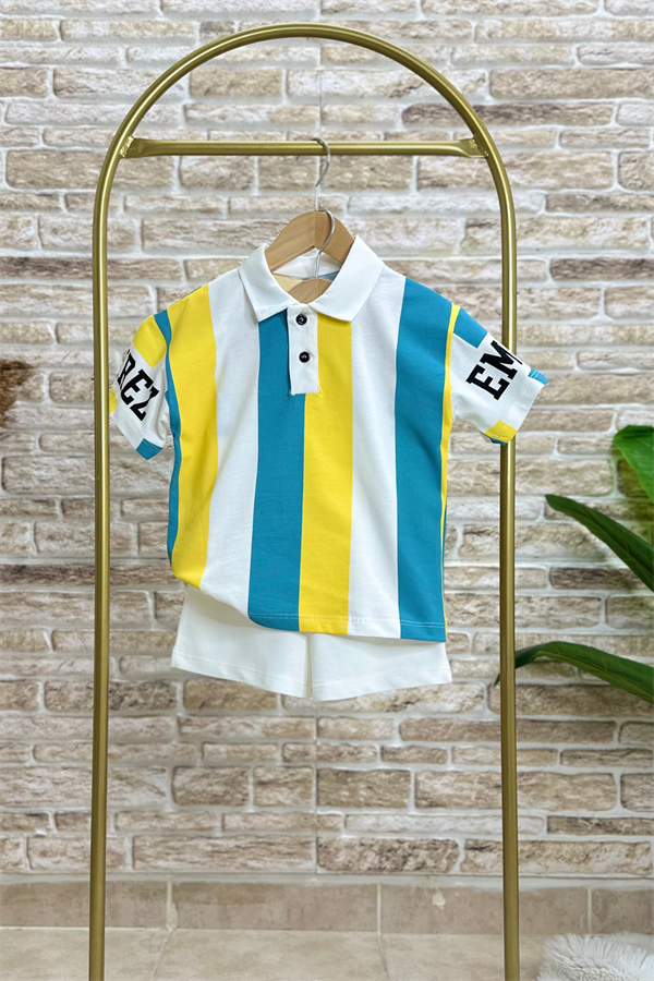 Polo Yaka  Şortlu Takım