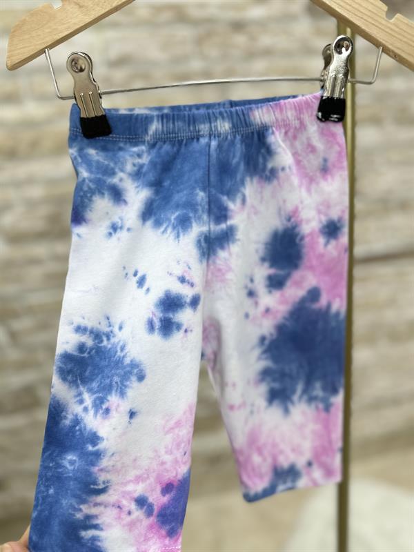 Renkli Trend Batik Biker Penye Tayt Takım