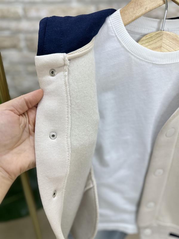 Şardonlu Mickey Laci Kolej Ceket