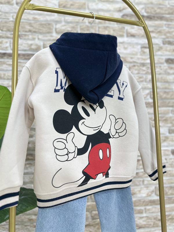 Şardonlu Mickey Laci Kolej Ceket