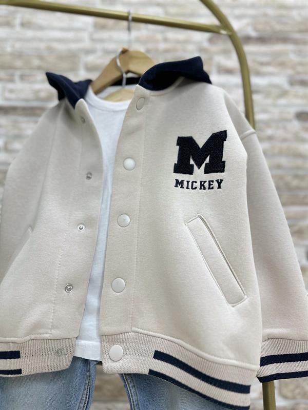 Şardonlu Mickey Laci Kolej Ceket