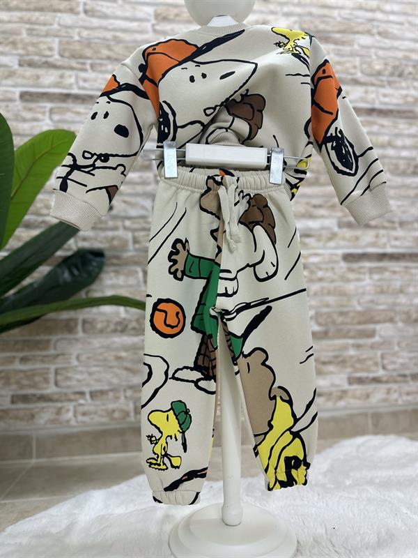 Şardonlu Snopy Peanuts İkili Takım