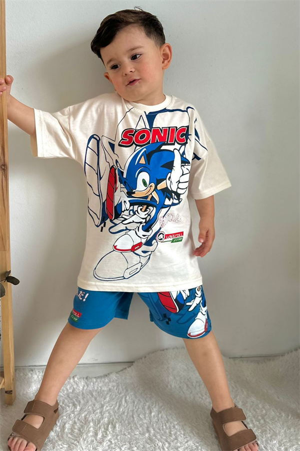 Sonic Tshirt Şortlu Takım