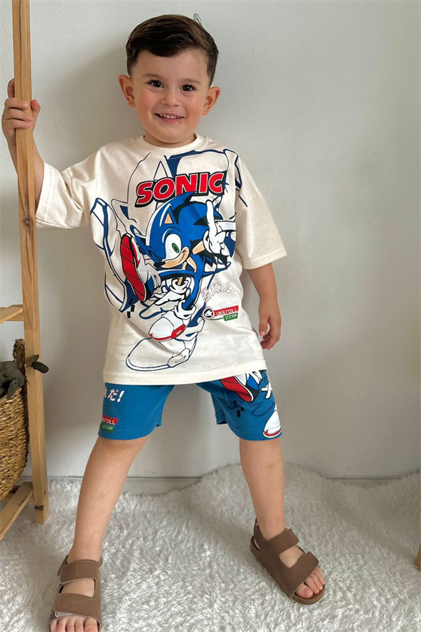 Sonic Tshirt Şortlu Takım