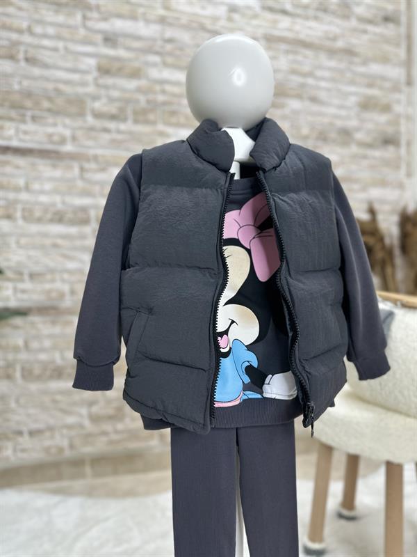 Su Geçirmez Antrasit Yelek