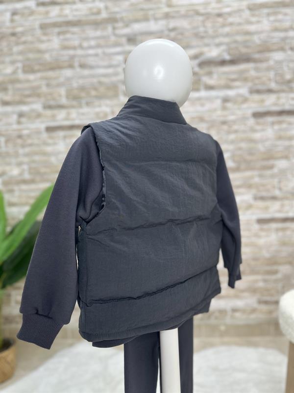 Su Geçirmez Antrasit Yelek