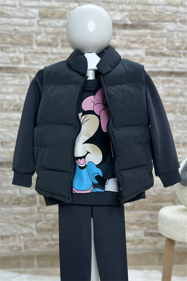 Su Geçirmez Antrasit Yelek