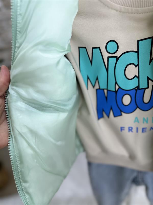 Su Geçirmez Şişme Cepli Mint Yelek