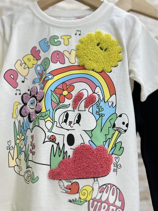 Süzene Nakış Perfect Day Fitilli Tayt Takım