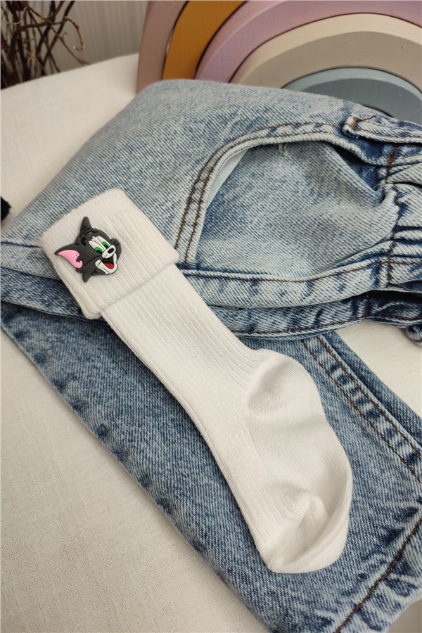 Tom Figürlü Çorap