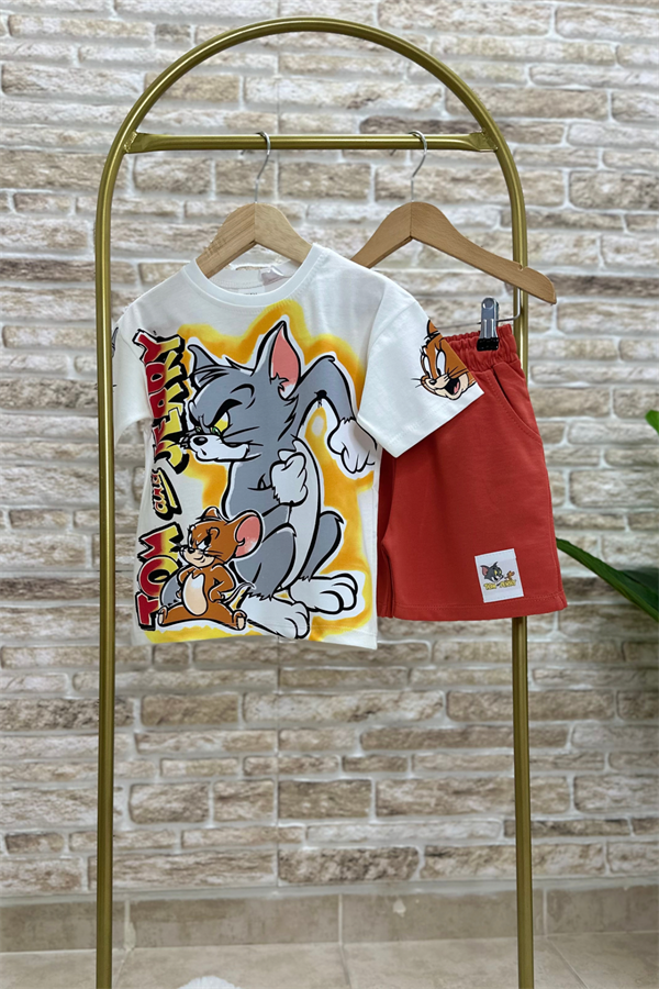 Tom & Jerry Kiremit Şortlu Takım