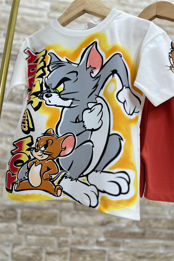 Tom & Jerry Kiremit Şortlu Takım