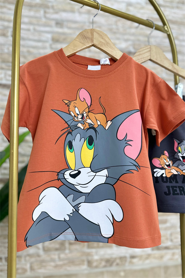 Tom&Jerry Kiremit Antrasit Şortlu Takım