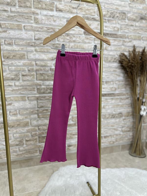 Unicorn Baskı İspanyol Vişne Fitilli Tayt Takım