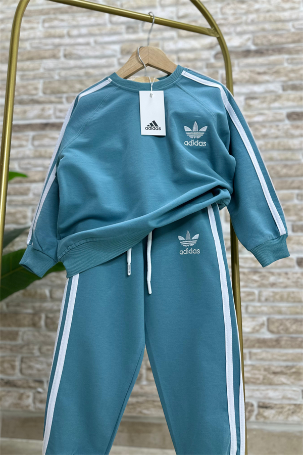 Unisex  2 İplik Adids Mavi Takım