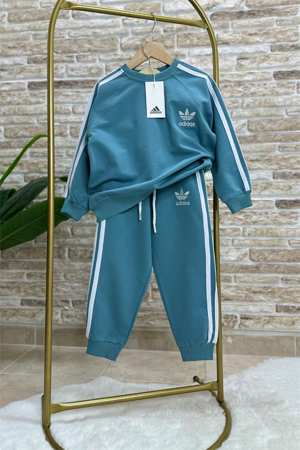 Unisex  2 İplik Adids Mavi Takım