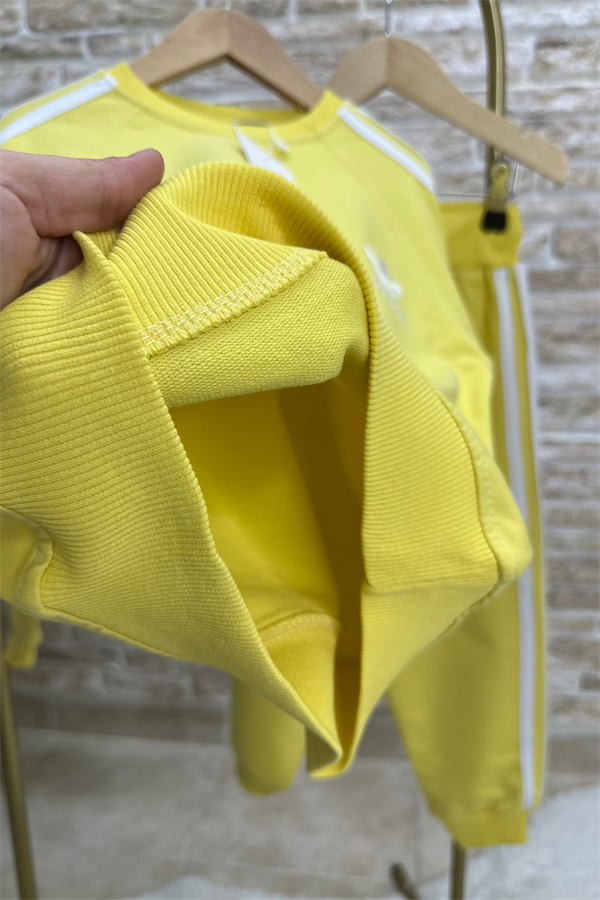 Unisex  2 İplik Adids Sarı Takım