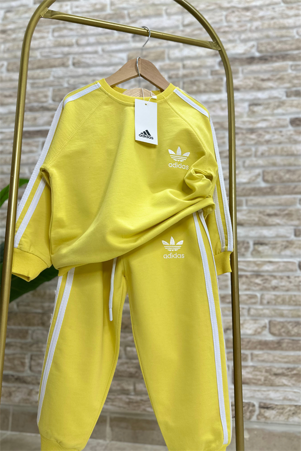 Unisex  2 İplik Adids Sarı Takım