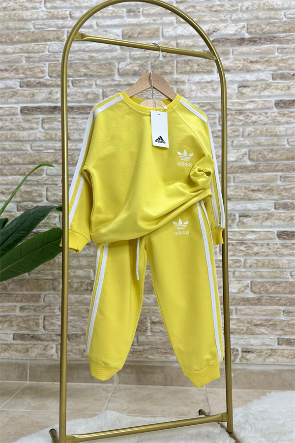 Unisex  2 İplik Adids Sarı Takım