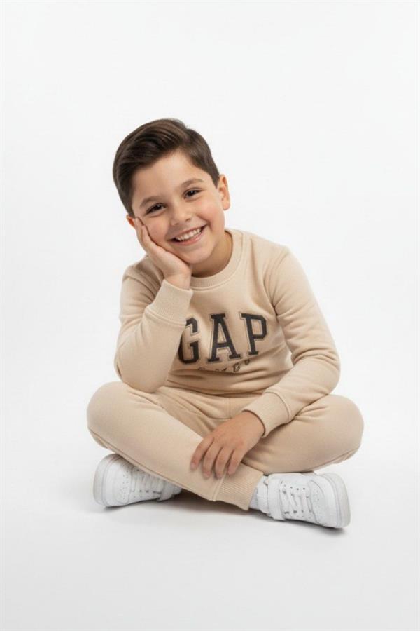 Unisex 2 İplik Bej Gap Takım