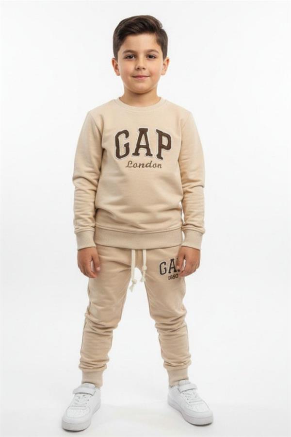 Unisex 2 İplik Bej Gap Takım