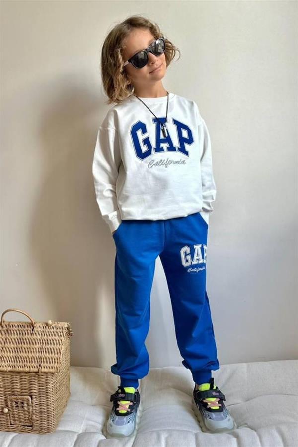 Unisex 2 İplik Nakışlı Gap Takım 