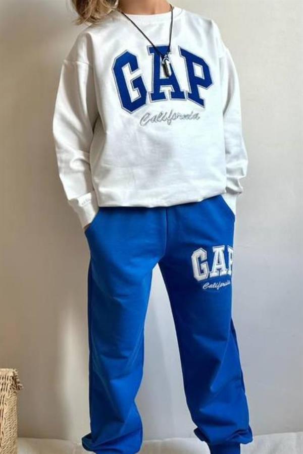 Unisex 2 İplik Nakışlı Gap Takım 