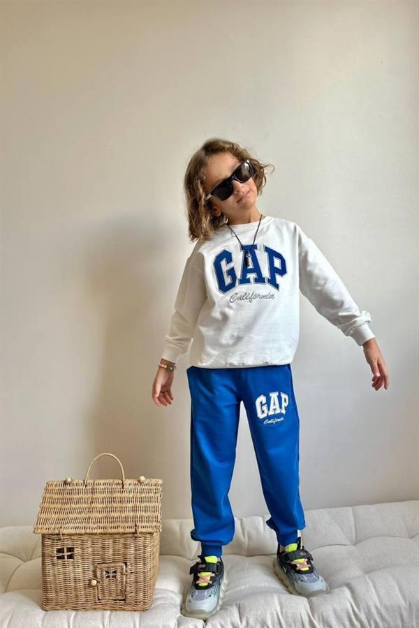 Unisex 2 İplik Nakışlı Gap Takım 