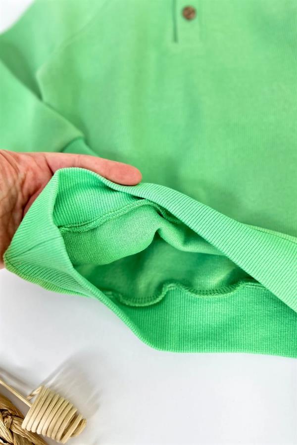 Unisex 2 İplik Pamuklu Yeşil Takım