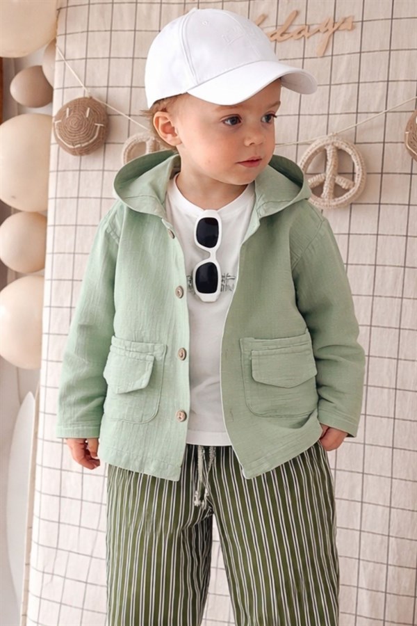 Unisex 2li Üst Tshirt Dahil Müslin Takım