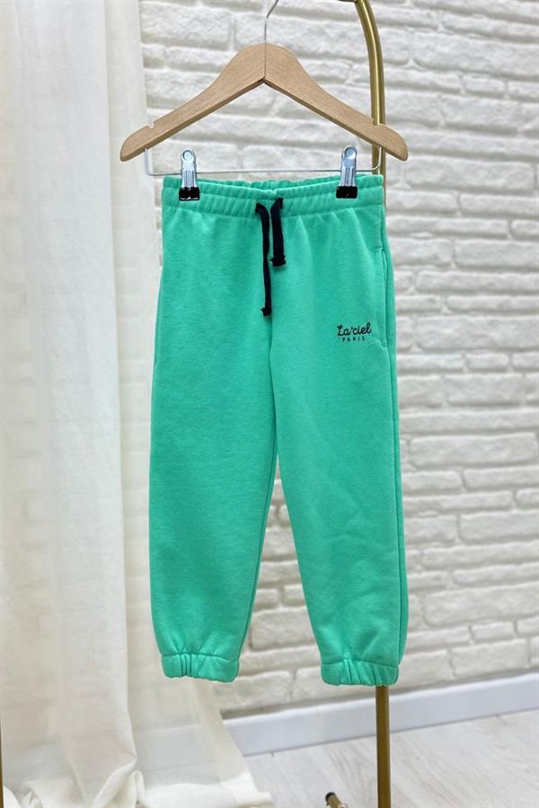 Unisex 3 İplik Balıkçı Dik Yaka Yeşil Takım