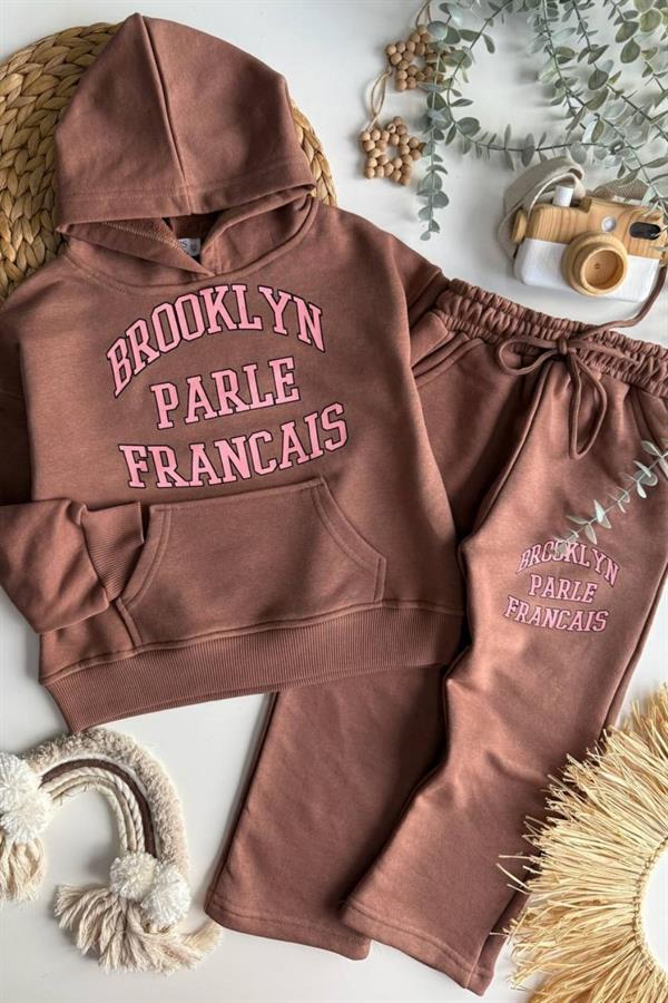 Unisex 3 İplik Brooklyn Kapüşonlu Takım
