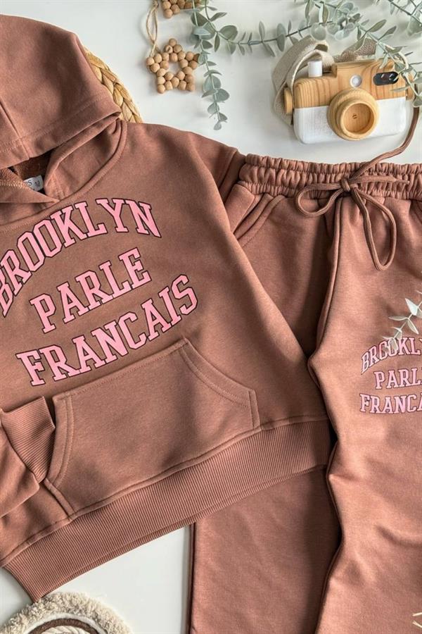 Unisex 3 İplik Brooklyn Kapüşonlu Takım