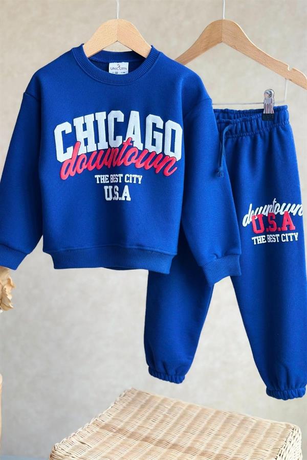 Unisex 3 İplik Chicago Team Sax Takım