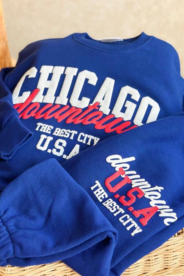 Unisex 3 İplik Chicago Team Sax Takım