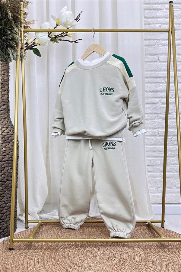 Unisex 3 İplik Chons A.Haki Takım