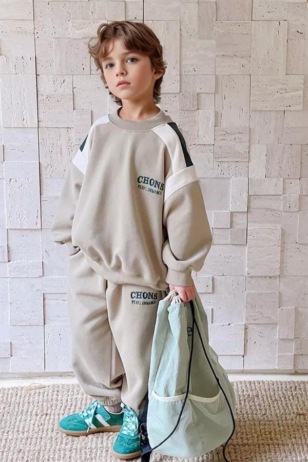 Unisex 3 İplik Chons A.Haki Takım