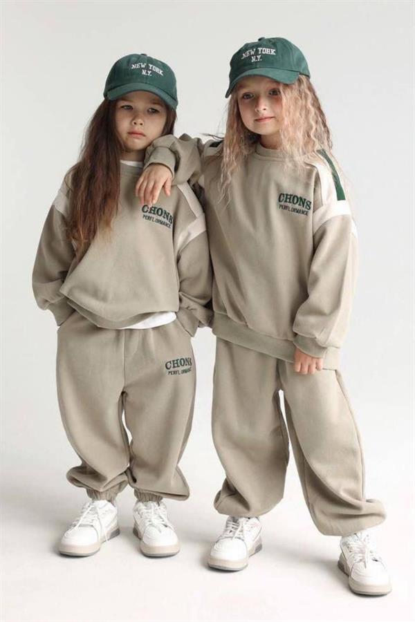 Unisex 3 İplik Chons A.Haki Takım