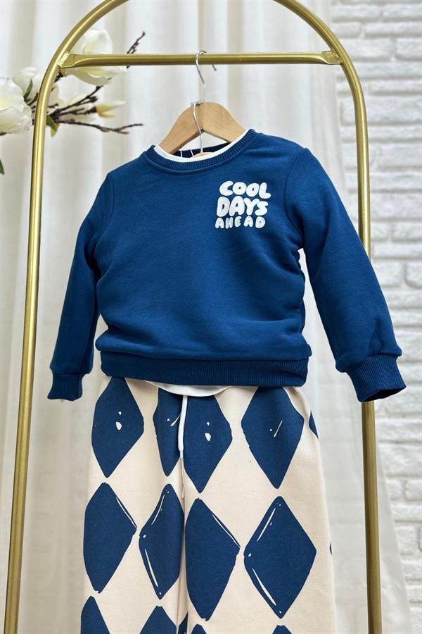 Unisex 3 İplik Cool Petrol Takım