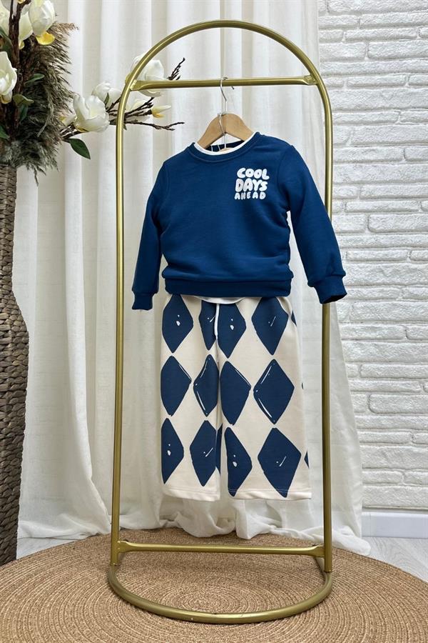 Unisex 3 İplik Cool Petrol Takım