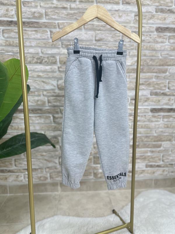 Unisex 3 İplik Essentials Gri Takım