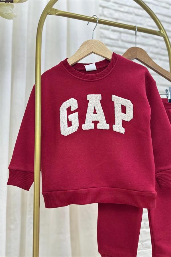 Unisex 3 İplik Gap Bordo Takım