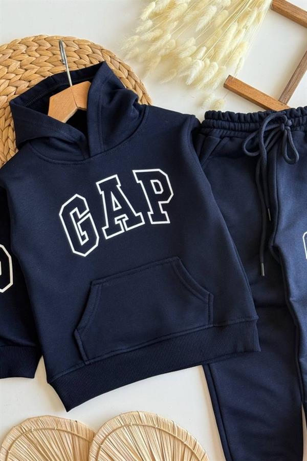 Unisex 3 İplik Kapüşonlu Laci Gap Takım