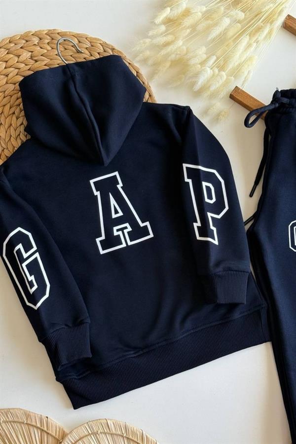 Unisex 3 İplik Kapüşonlu Laci Gap Takım
