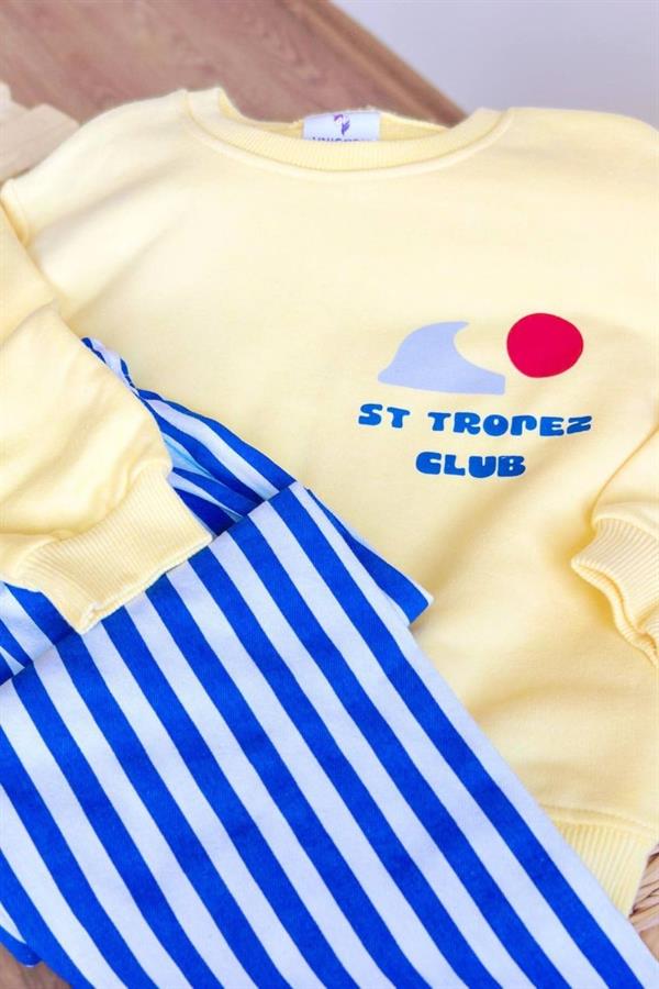 Unisex 3 İplik Kot Canvas Dokuma Pantolon Takım