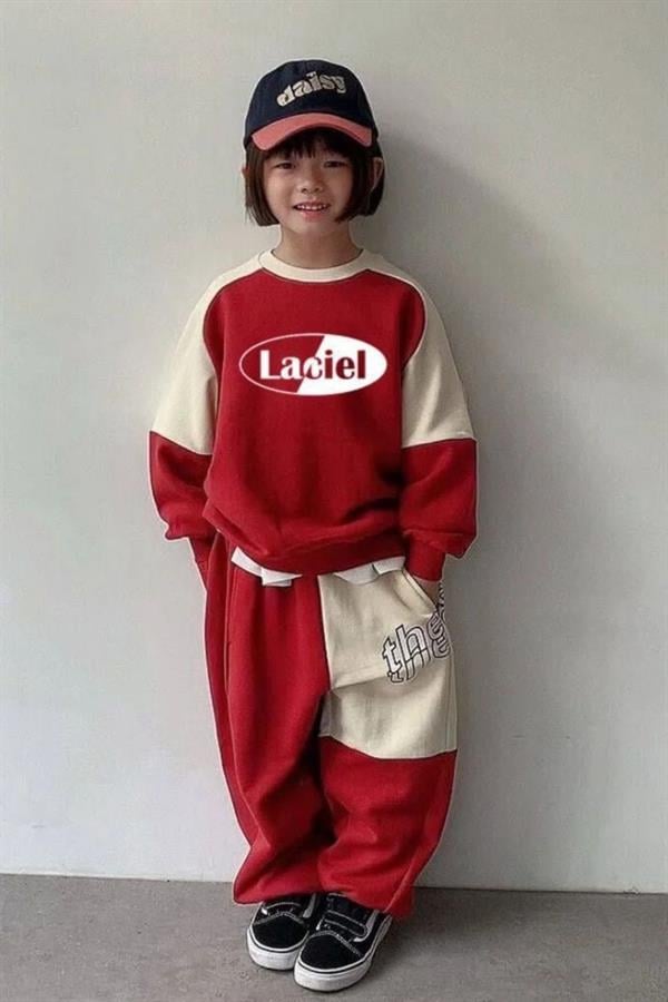Unisex 3 İplik  Laciel Kırmızı Takım