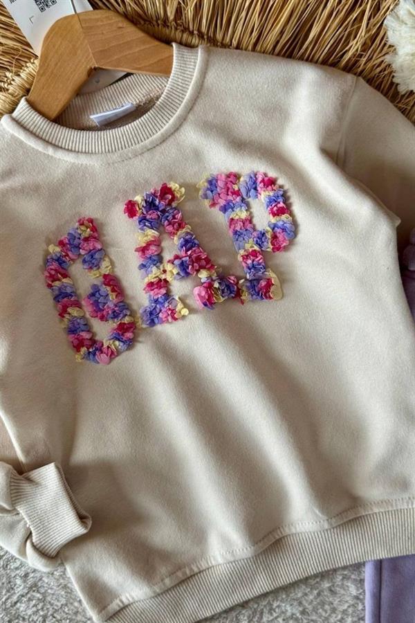 Unisex 3 İplik Lasse İşlemeli Lila Gp Takım