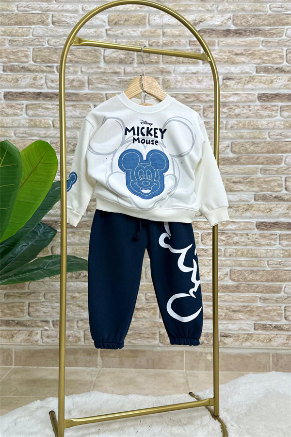 Unisex 3 İplik Mickey Nakışlı Takım