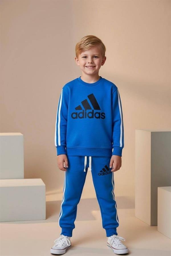 Unisex 3 İplik Saks Adids İkili Takım
